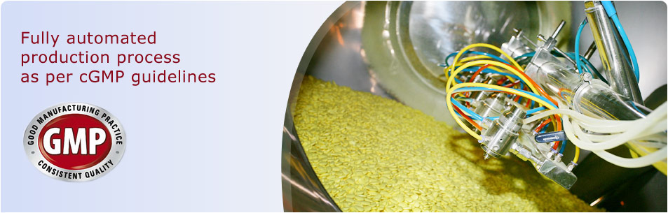 Incepta Pharmaceuticals operates a fully automated production process as per GMP guideline