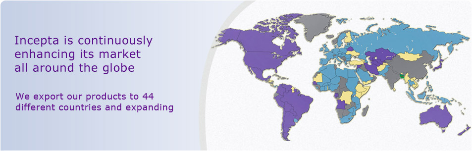 Incepta Pharma a large medicine exporter currently exports medicines to 48 countries around the world